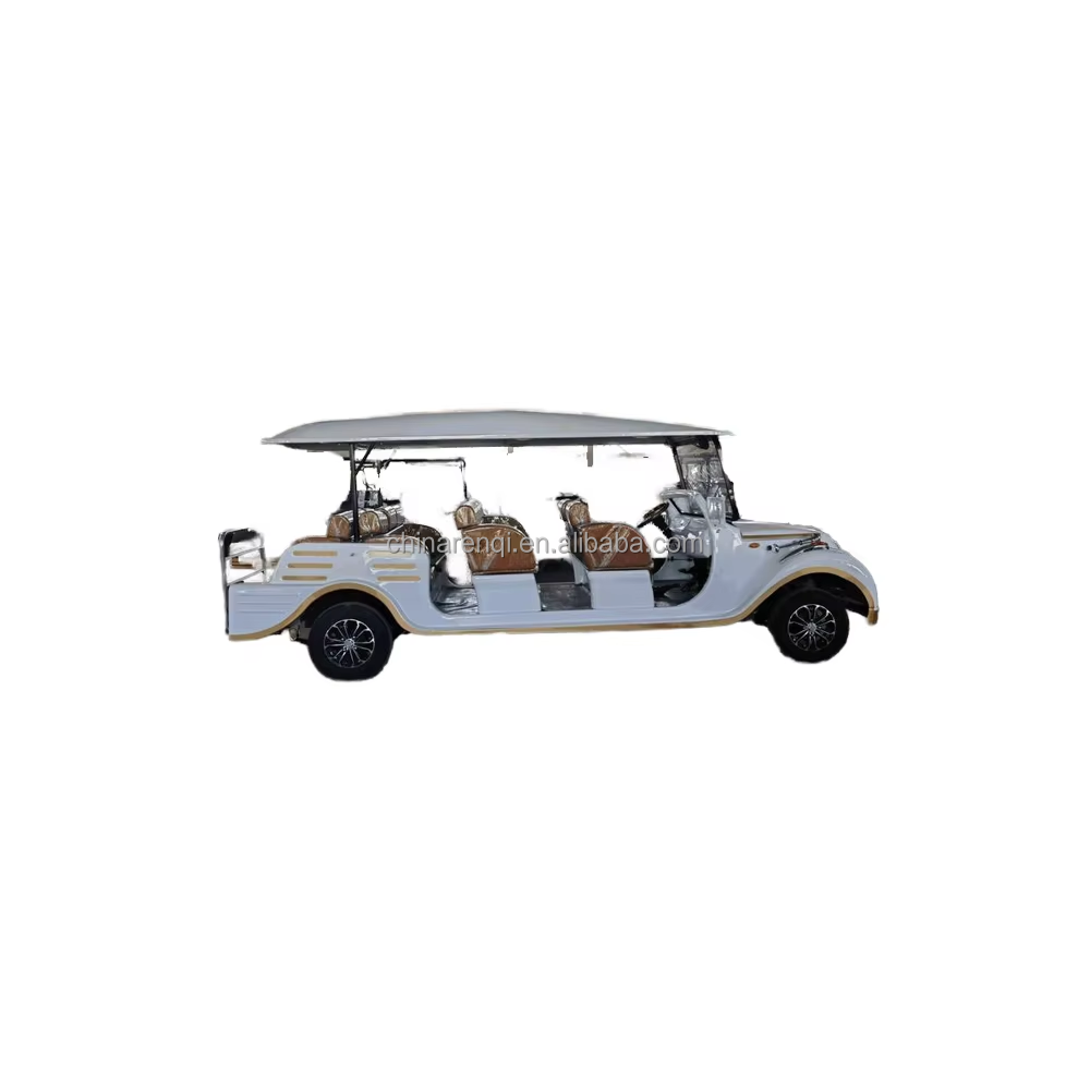 Electric Vintage 8/11 Seats Sightseeing Truck New Urban Leisure Shuttle for City Tour & Resort Sightseeing